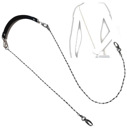 Stainless Steel - Women's Crossbody Adjustable Strong Stainless Steel Chain Strap Women's Cell Phone Wallet Small Purse Handbag 51"