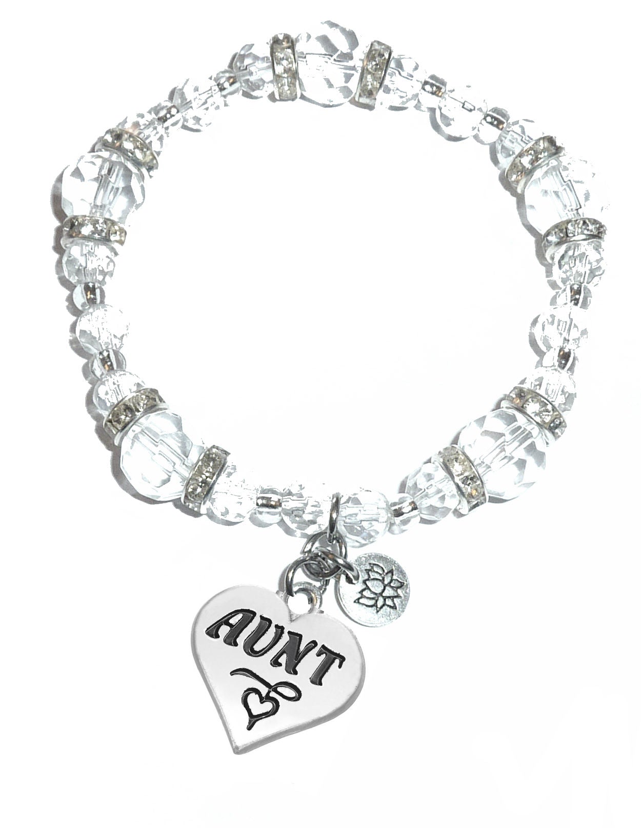 Aunt Charm Bracelet - Crystal Stretch