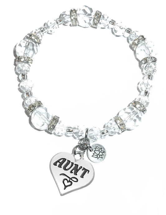 Aunt Charm Bracelet - Crystal Stretch