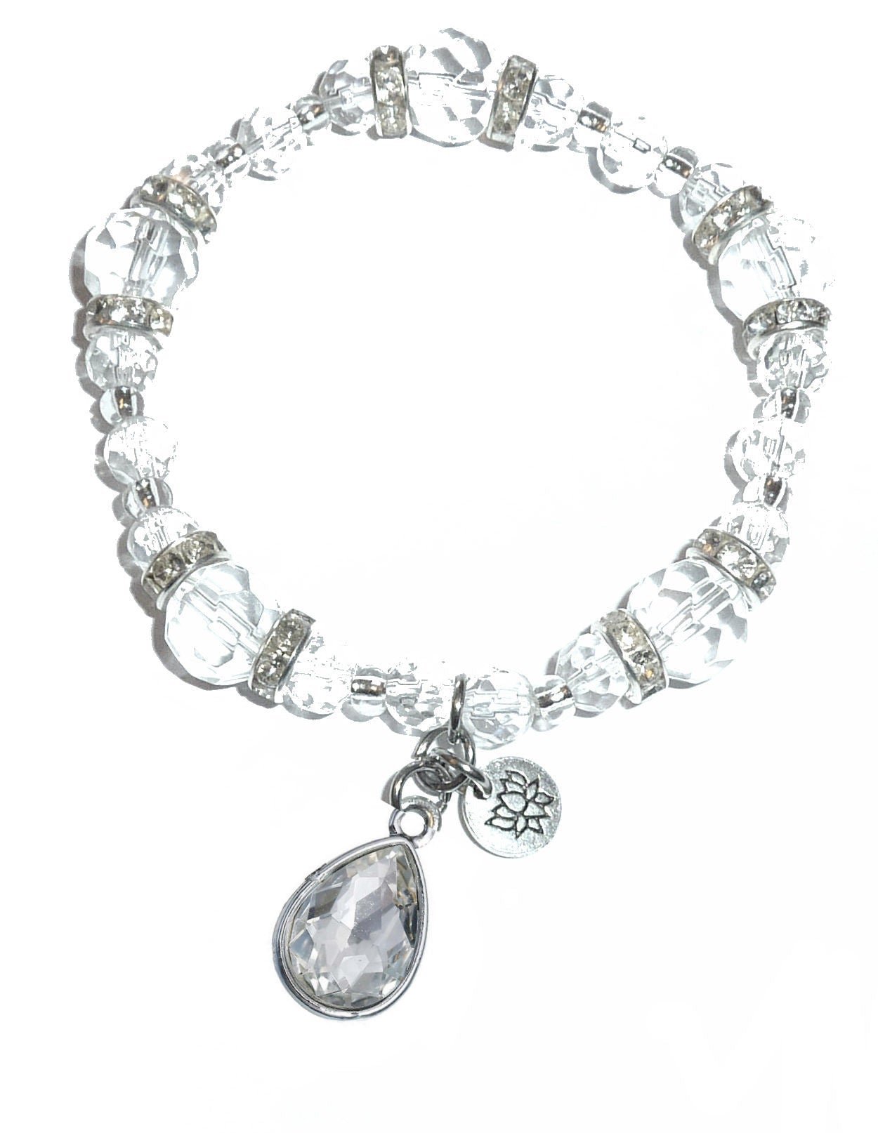 Apil Birthstone Charm Bracelet - Crystal Stretch