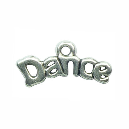 Pewter Silver Tone charm - Dance