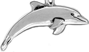 Pewter Silver Tone charm - Dolphin