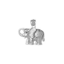 Pewter Silver Tone charm - Elephant Charm