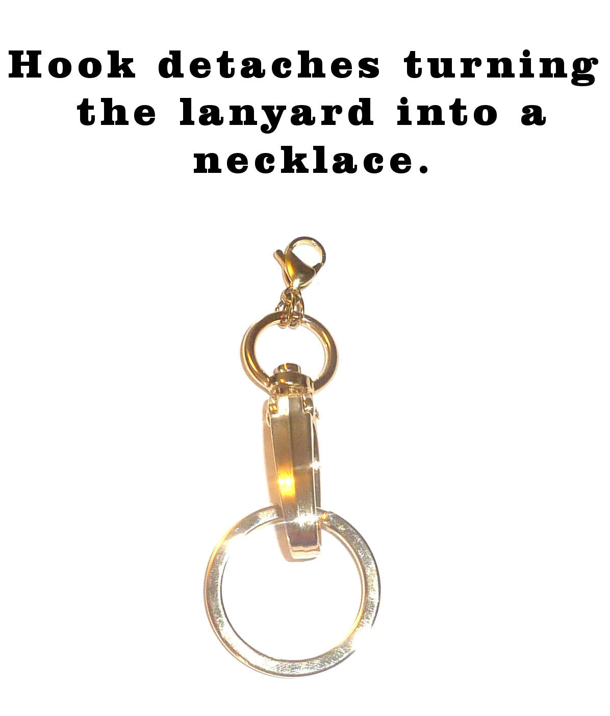 Hidden Hollow Beads Lanyard (Trendy Gold Tree Of Life Lanyard)