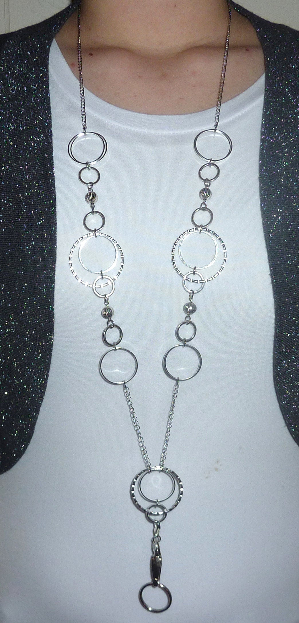 Hello Beautiful!  Deluxe - Women's Fashion Lanyard 34" Breakaway Magnetic Clasp