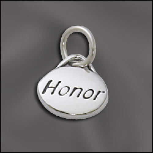 HONOR Message Charm .925 Sterling Silver