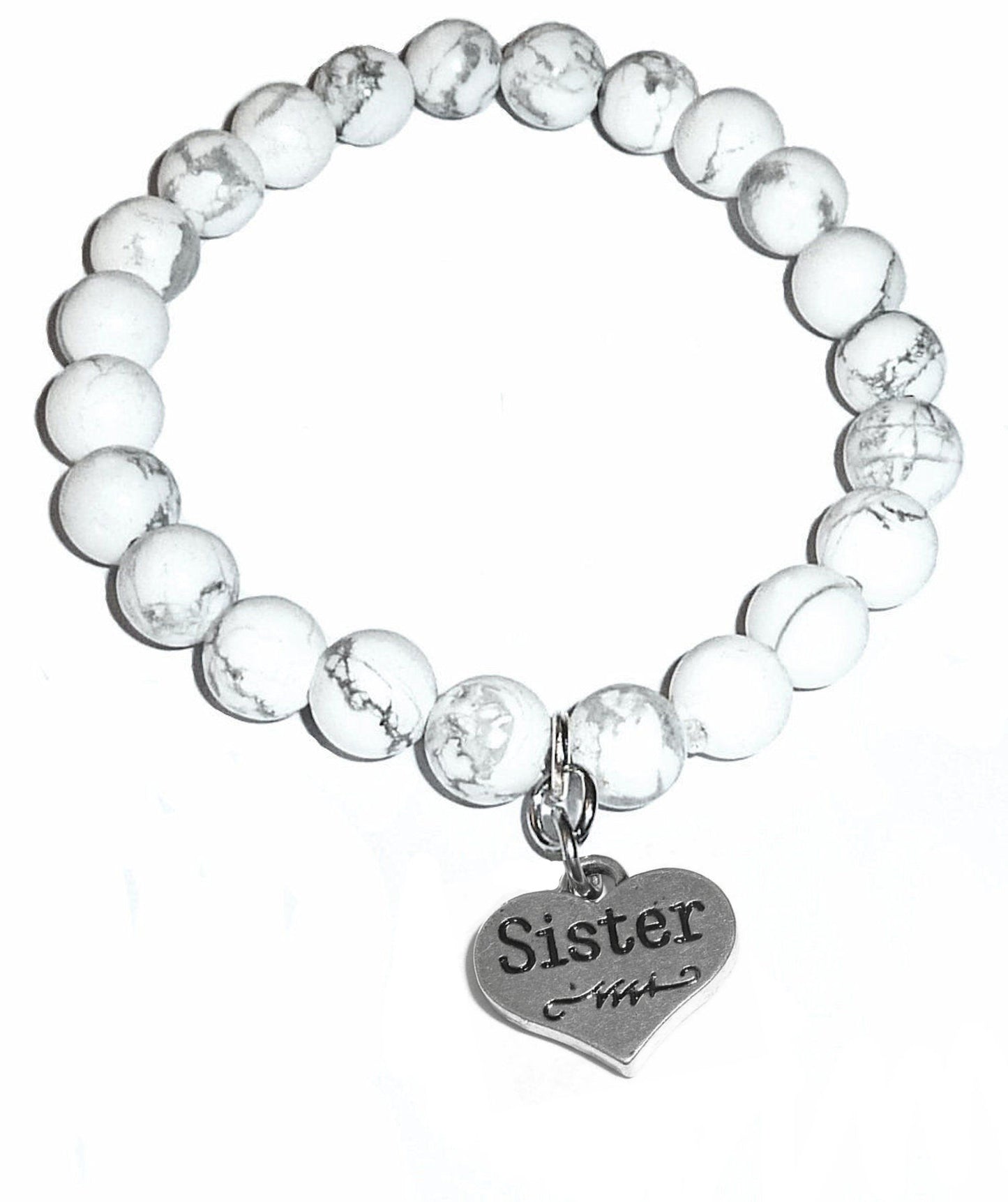 Sister Howlite Bracelet - Sister Bracelet