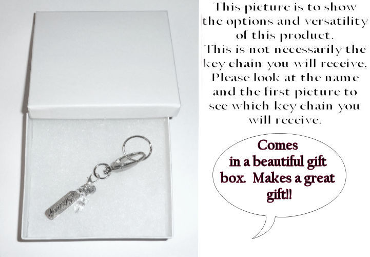 (Autism) Charm Key Chain Ring, Women's Purse or Necklace Charm, Comes in a Gift Box!