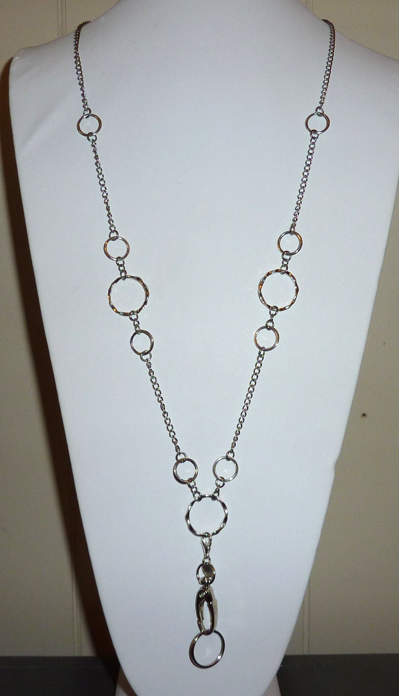 Looks Like Jewelry! Women's Fashion Necklace Lanyard, Adjustable from 24" to 36" - Magnetic Breakaway Style
