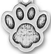 Pewter Silver Tone charm - Paw Print