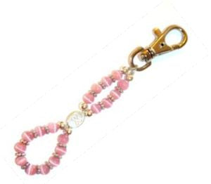 Cancer Awareness Key Chain/Purse Charm Pink Breast Cancer