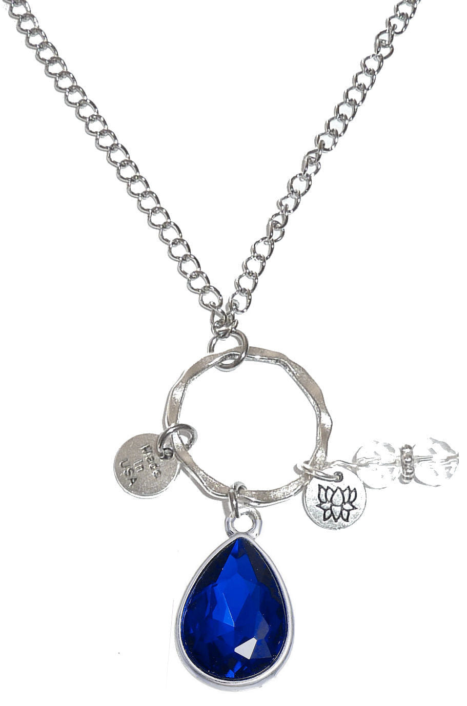 Car Charm - September Birthstone Rear View Charm