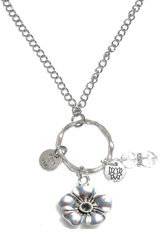 Girly Car Accessories - Flower Rear View Mirror Charm