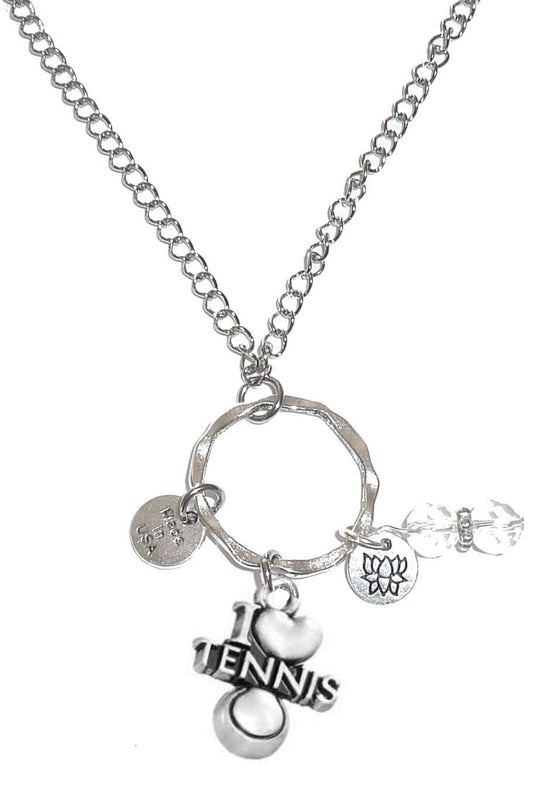 Rear Mirror Charms - I Love Tennis