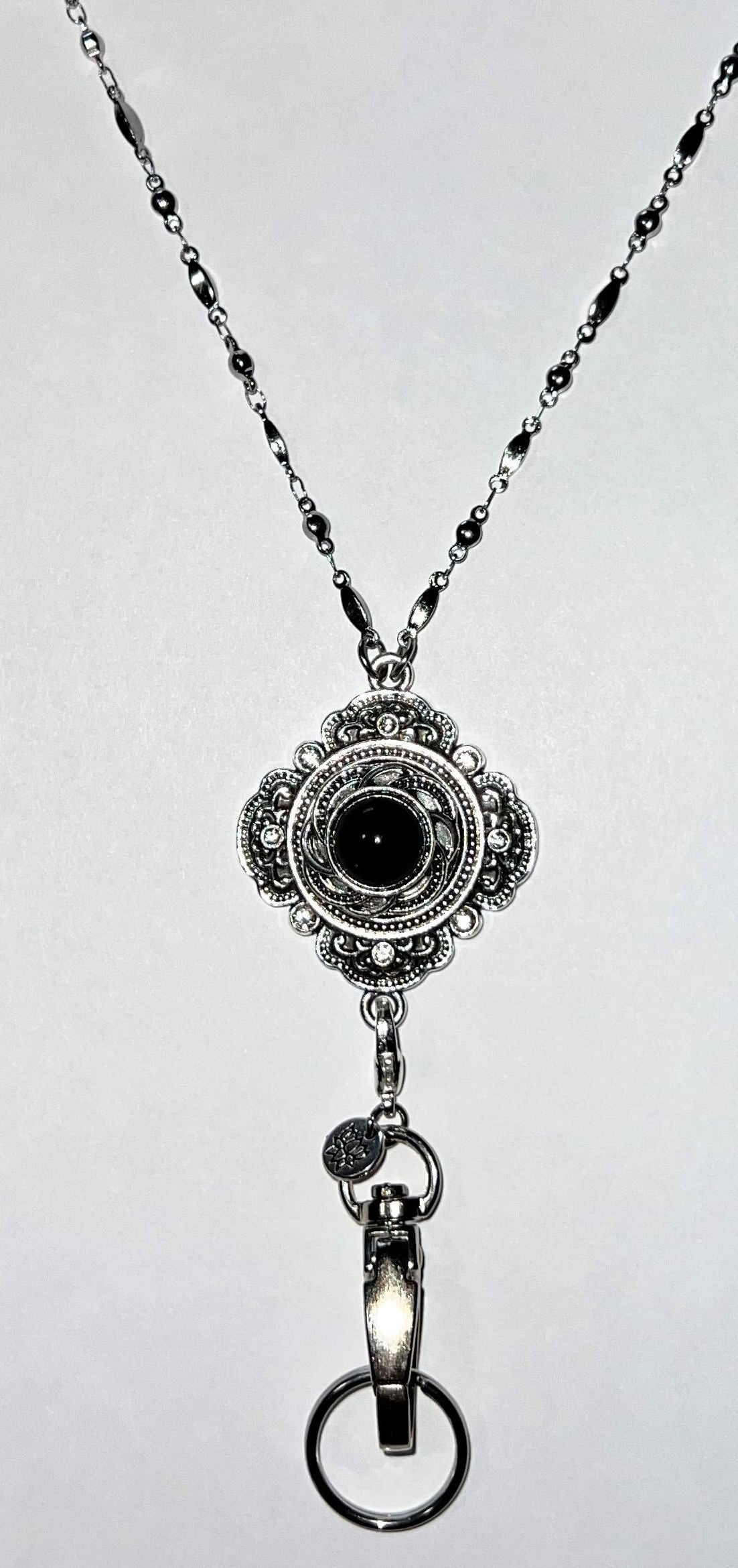 Snap Necklace Pendant Lanyard - NON Breakaway (Decorative)