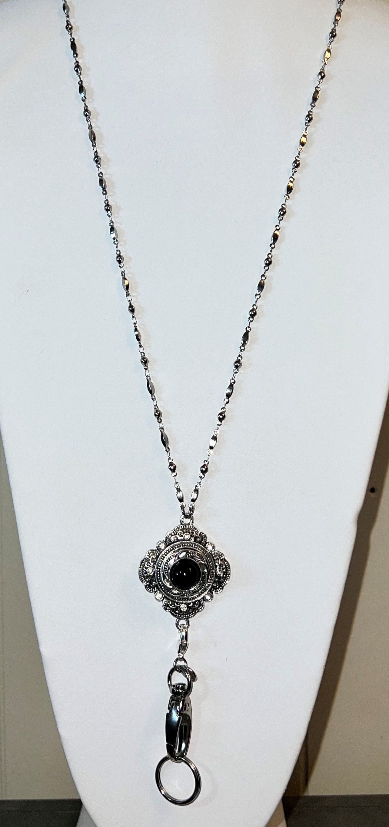 Snap Necklace Pendant Lanyard - NON Breakaway (Decorative)