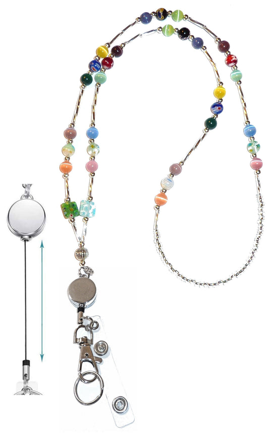 Lanyards with Retractable Reels – Hidden Hollow Beads