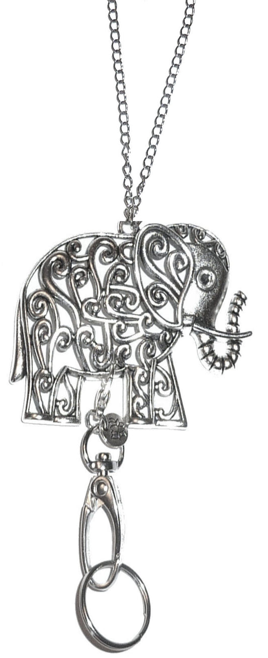 Hidden Hollow Beads Lanyard Trendy Elephant 34 inches Non Breakaway