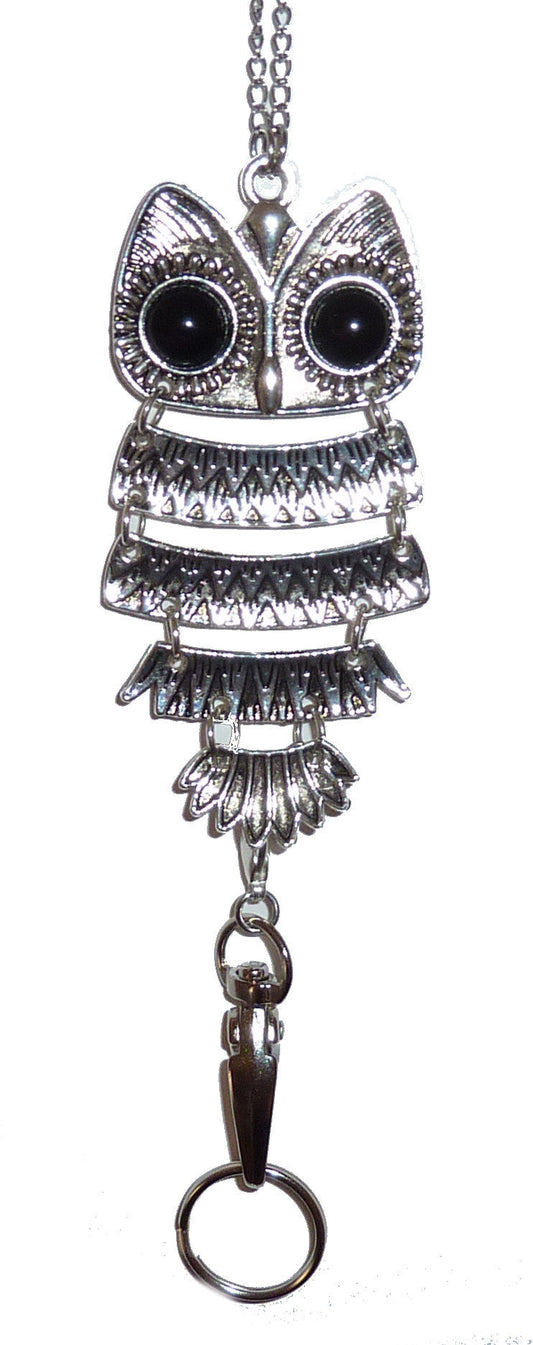 Hidden Hollow Beads Lanyard Trendy Owl 34 inches Non Breakaway