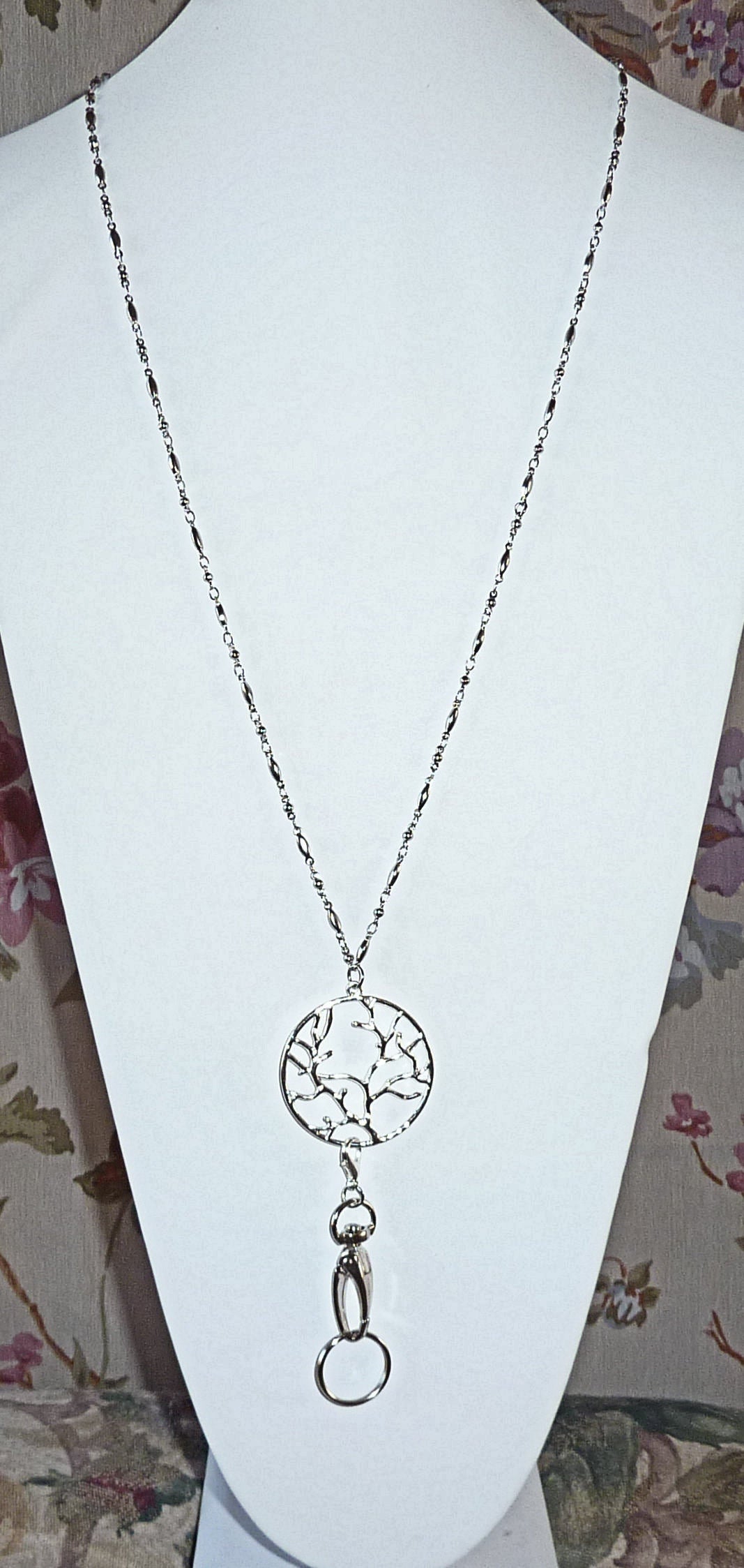 Hidden Hollow Beads Lanyard (Trendy Gold Tree Of Life Lanyard)