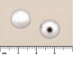 (MP84) Metalized Plastic Beads - Round Bead 10mm