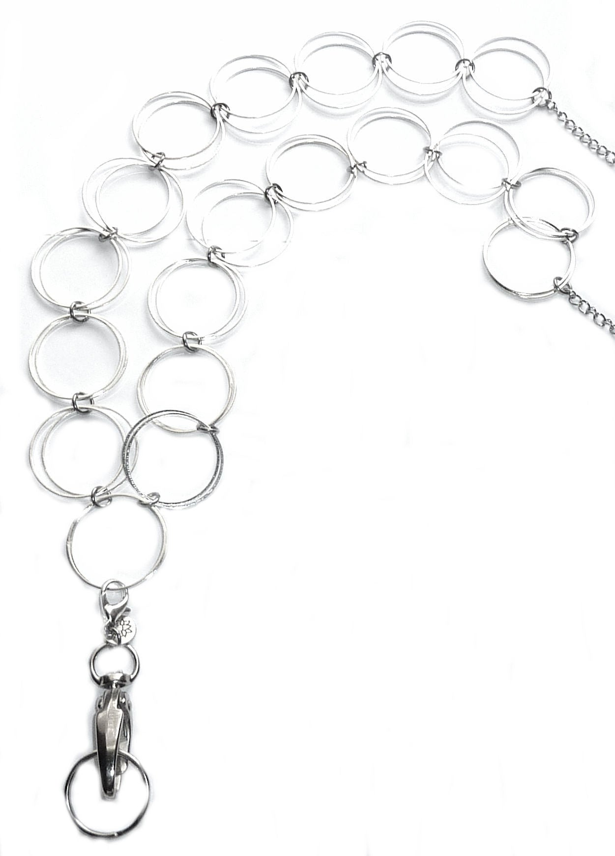 Hidden Hollow Beads Lanyard Trendy Rings 34 inches Non Breakaway