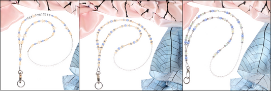 Custom order of 60 Lanyards, Seaside and Starfish Mix