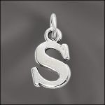 Pewter Letter S Charm